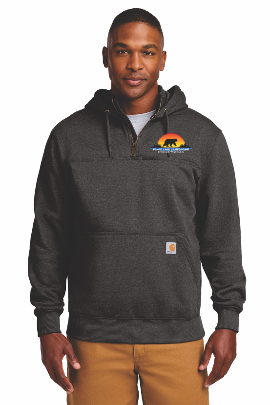 Carhartt ® Rain Defender Paxton Heavyweight Hooded Zip Mock Sweatshirt