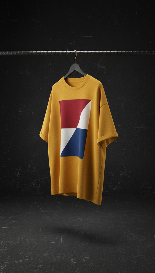 Signal Yellow Graphic Oversized Tee